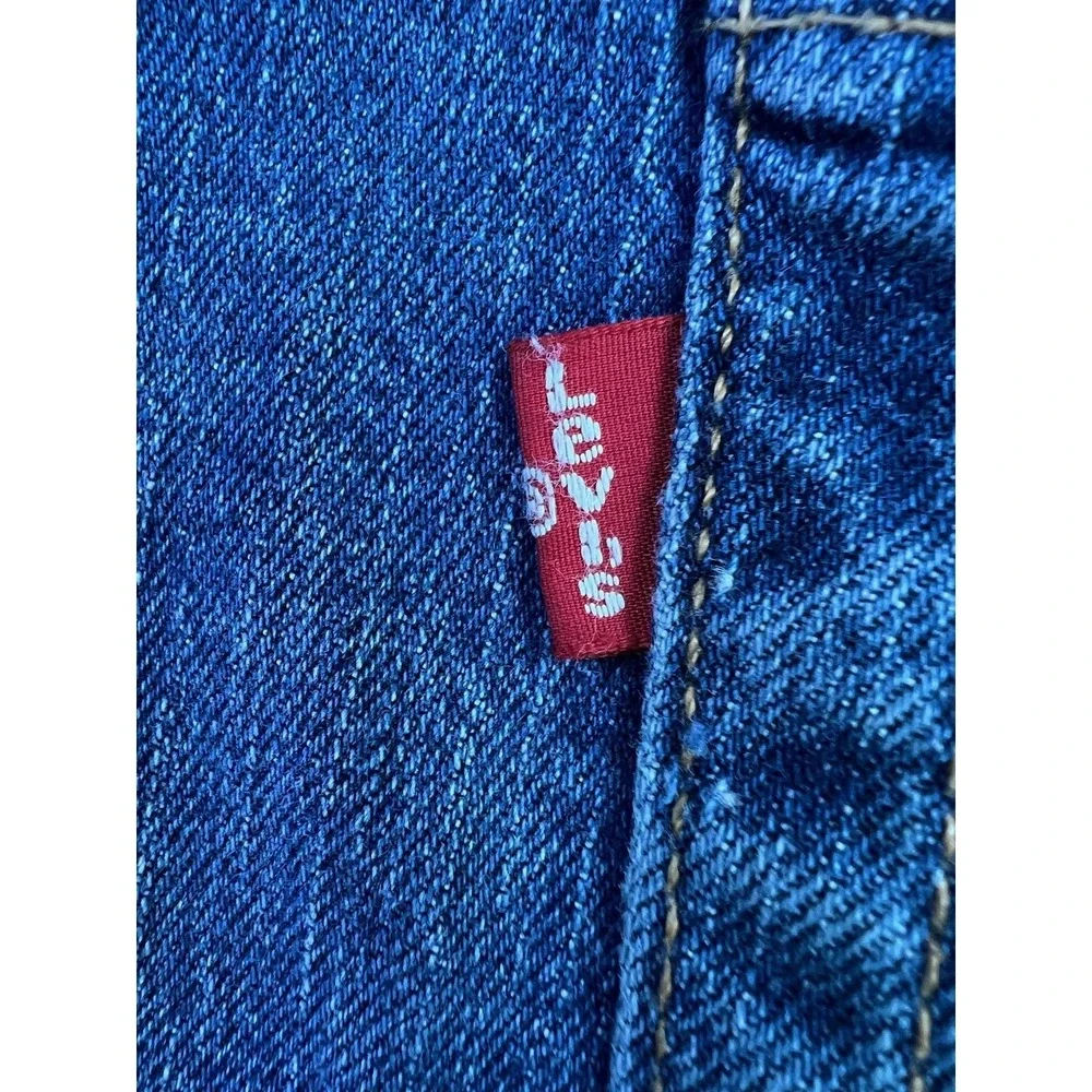 Levis 527 Jeans Mens 40x31 Blue Slim Bootcut Stretch Denim‎ 5-Pocket Zip Fly
